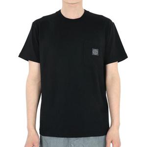 디몬트 24 S/S 스톤 남성 로고 패치 FISSATO 저지 반팔(블랙) 801521957 A0029