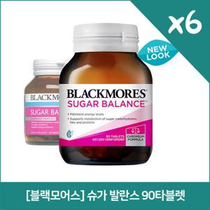 블랙모어스 슈가 발란스 90정X6개