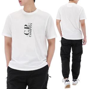 구템즈 25SS CP컴퍼니 로고 프린트 반팔 티셔츠 18CMTS138A 103