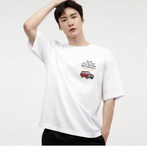 [지프]남여공용 자동차 와펜 루즈핏 반팔 티셔츠 (JO2TSU213)