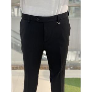 [바쏘옴므]WSZ1PK21A 블랙 봄 여름 스판 셋업 슬랙스 팬츠_CA