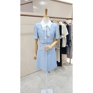 [케네스레이디]리본 타이 미디 원피스 EVOPPE9500_CA