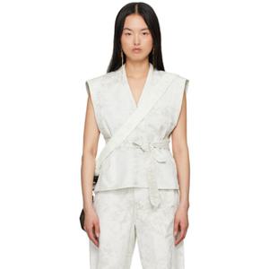 르메르 오프 화이트 샤쥐블 데님 베스트 TO1227 LD1012 241646F107005