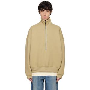 피어오브갓 탠 플리스 집업 하이넥 스웨트셔츠 FG24FW50-1011FLC 242782M202003