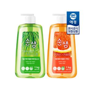 [순샘]순샘 믹스앤매치 주방세제 1kg x2개
