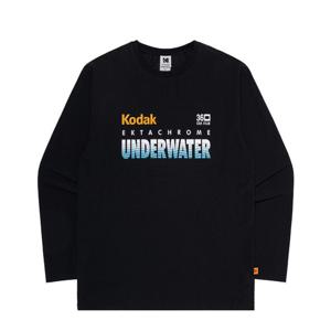 코닥 썸머 워터 메쉬 긴팔티셔츠 BB K4223LRL61 BLK PRT WHT