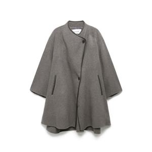 [나이스클랍] N244MWCA58 가죽 블록 핸드메이드 코트