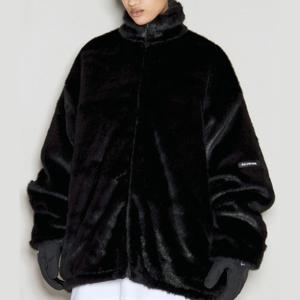 25 FW 발렌시아가 스탠드 칼라 프론트 집업 테크니컬 퍼 집업 자켓 777693 TMQ24 1000