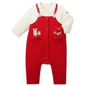 [미키하우스10] 11N301201 MH 우사코 멜빵 커버올 여아바디슈트