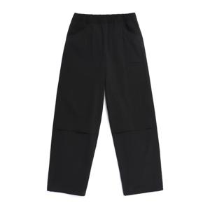 N253UPT040 세미루즈 스트레이트 팬츠 BLACK
