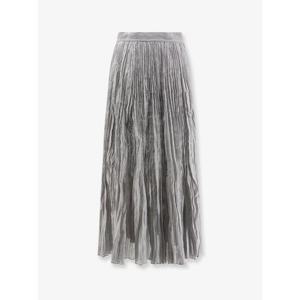 [TOTEME] 라프리마 여성 스커트 크링클 플리세 코튼 243WRB0197 FB0200023 Pale grey /12