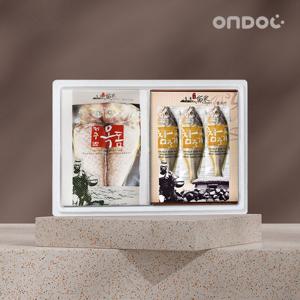 [온도씨]제주수산물 선물세트 모둠 4호 (옥돔 대 4미/참조기 대 6미/총1.4kg내외)