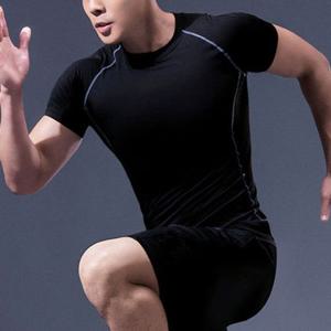 남자레깅스 남성 트레이닝 상의 반팔 운동복 상의 헬스복 2컬러