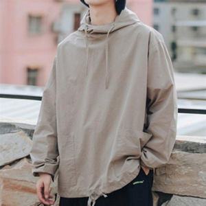 아노락 INSUM49 오버핏 바람막이 데일리 올드스쿨룩 빈티지 의류 후드점퍼