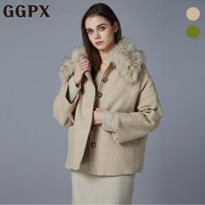 [GGPX] FUR 탈부착 하프코트 (GO9CT001F)