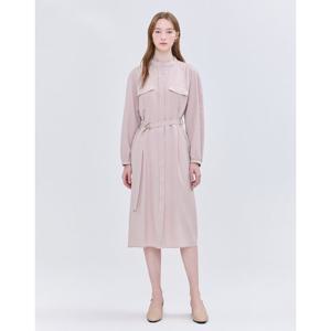 질스튜어트 뉴욕 여성 25SS 시즌오프 핑크 벨티드 7부소매원피스 JSDR5B230P1