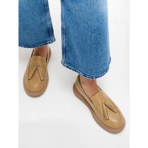 [핏플랍][삼성물산공식]여성 태슬 레더 로퍼_카멜 (FT59K2L02C)