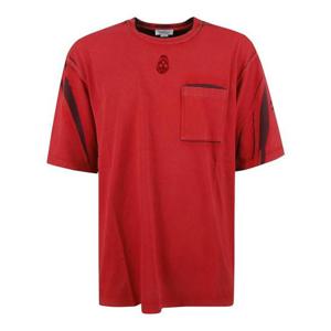 알렉산더 맥퀸 반팔 티셔츠 815068QTAC60633 Red