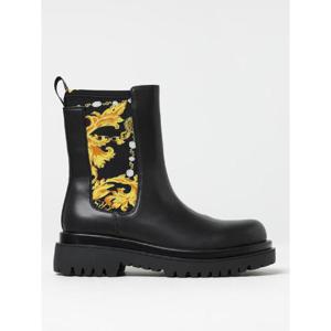 베르사체 진스 꾸뛰르   앵클 부츠 FW23 75VA3S60ZS867 G89 6231586 Black