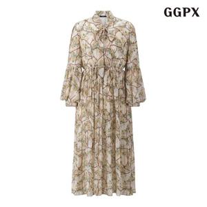 [GGPX]플라워 플리츠 롱 원피스 (GPCOW011D)