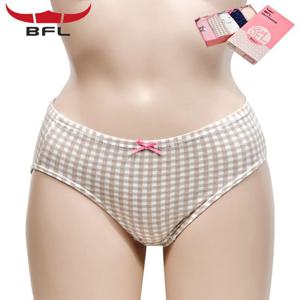하루종일 편안한 착용감 면스판 여성 미디 삼각 팬티 5매입