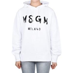 [MSGM] 브러시드 로고 후드 (2000MDM515 200001 01)