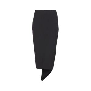 더 레이티스트 미디 스커트 9001 W0206T0002 Black