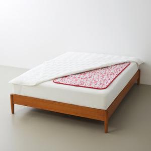 보이로 전기요 6단 1인용 UB03 레드플라워 워셔블 전기매트