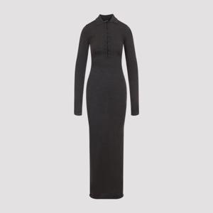 자크뮈스 롱 원피스 DRW00688AK00145 880 DARK BROWN