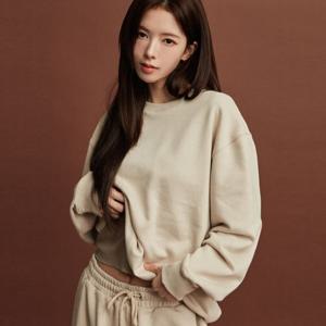 [지오다노] 여성 베이직 맨투맨 티셔츠 325911