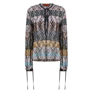 미소니 긴팔 티셔츠 DS25WJ0K BR012I SM9QX MULTICOLOUR