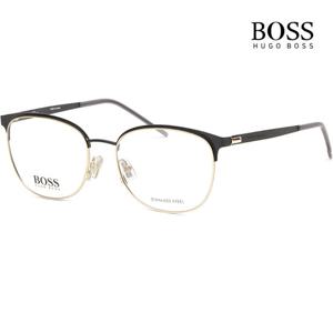 휴고 보스 안경테 BOSS1165 I46 블랙 골드 명품 초경량