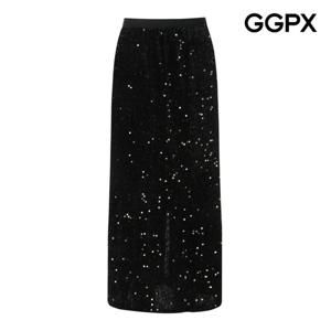 [지지피엑스]스팽글H라인밴딩스커트GP8SK001B