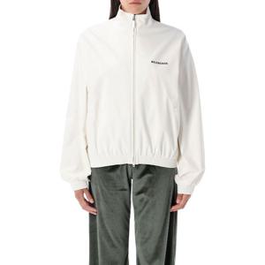 발렌시아가 로고 자수 스탠드 칼라 트랙 재킷 839091TRO31 9012
