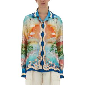카사블랑카 셔츠 U WPF25 SH 006 01TENNISCLUB MULTICOLOUR