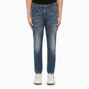 디스퀘어드2 스트레이트 팬츠 S74LB1471S30342 Blue