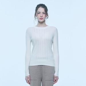 [유닛]소프트 터치 크루넥 풀오버 (UFKKCN113S-IVORY)