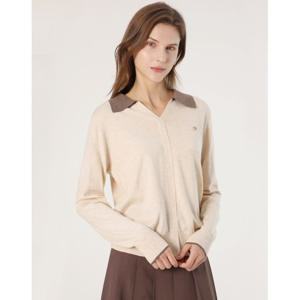 [레노마레이디]카라배색 니트-CC32KP090