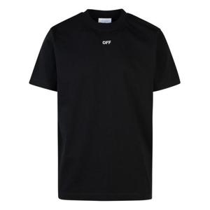 오프화이트 반팔 티셔츠 OMAA027C99JER01A 1001 Black