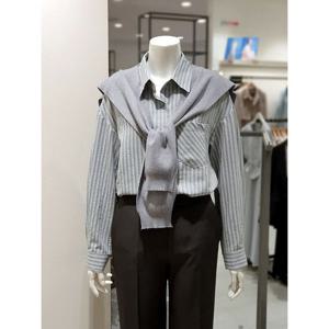 [KL][KL] 숄 스트라이프 셔츠 KWBLPJ3100 (P003690383)