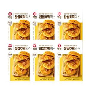 CJ제일제당 백설 찹쌀 호떡믹스 400g  6개 간식 셀프