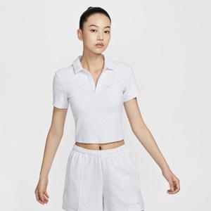 나이키반팔티 SQJ DV7885-051 스포츠웨어 에센셜 여성 반팔 폴로 탑