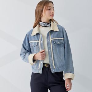 코듀로이 배색 데님 자켓 KOJKP901 (1colors)