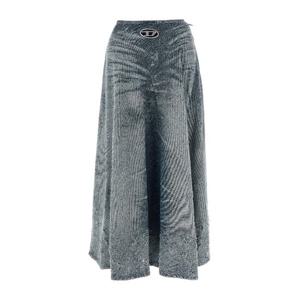 디젤 de-annet-fsh 자카드 데님 맥시 스커트 A21358068TY 01