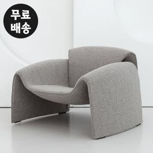 샤뜨 패브릭 쇼파 1인용 소파 거실 일인용(그레이)
