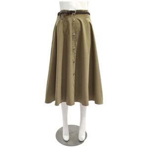 [페이지플린]버튼 장식 플레어 스커트 F5CSK007