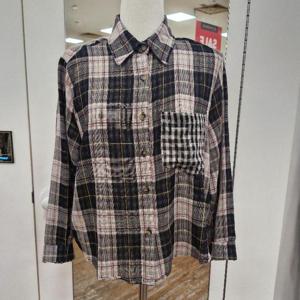 멜로디가든 HC39 이중체크남방 M25F9B117