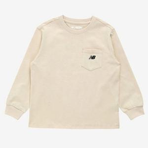 뉴발란스키즈긴팔티 PQC NK9BFB311U-39 에센셜 베이직 스몰로고 긴팔티
