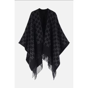 GUCCI GG wool cape 8178313G2001063