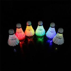 야광 배드민턴 LED 4P 셔틀콕 채 공 깃털콕 라켓 야광셔틀콕 led셔틀콕 배드민턴야광공 배드민턴공